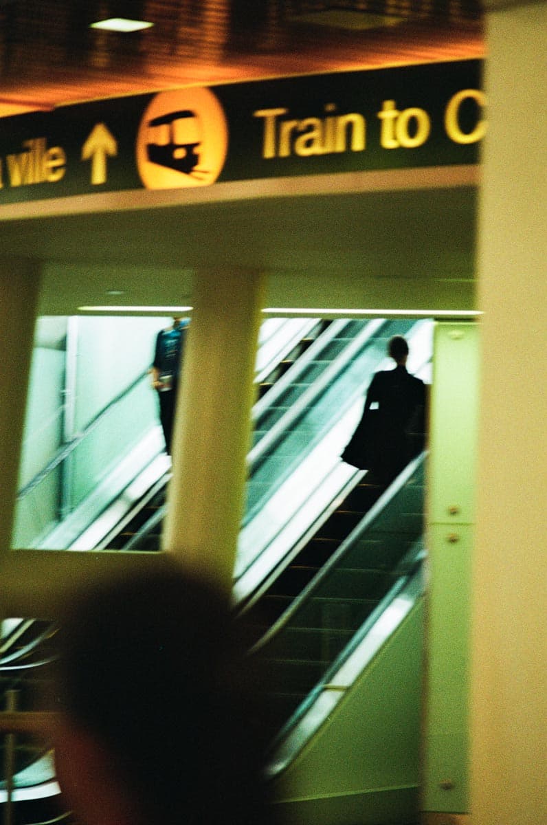 Escalators at YVR